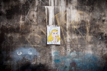 Street Art sur un mur d'Istanbull