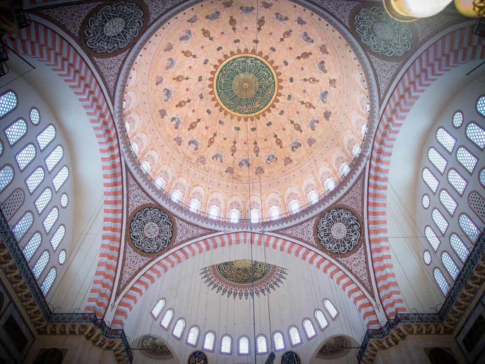 mosaïque mosquee solimane istanbul voyage turquie